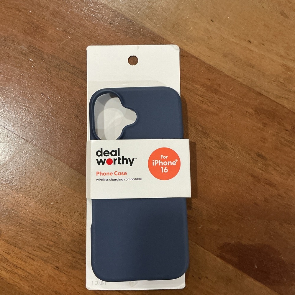 Deal Worthy iPhone 16 Case Blue